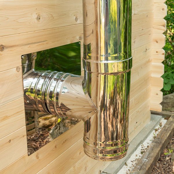 CT Georgian Cabin Sauna with Private Changeroom – Scandinavian Elegance & Relaxation - Outdoor Elevate - LeisureCraft - Wood Burning Saunas