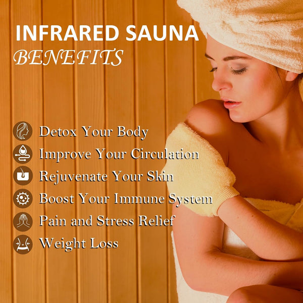 2-Person Infrared Sauna Built for Home Wellness, Canadian Hemlock Wood, Low EMF Heating, Dual Controls