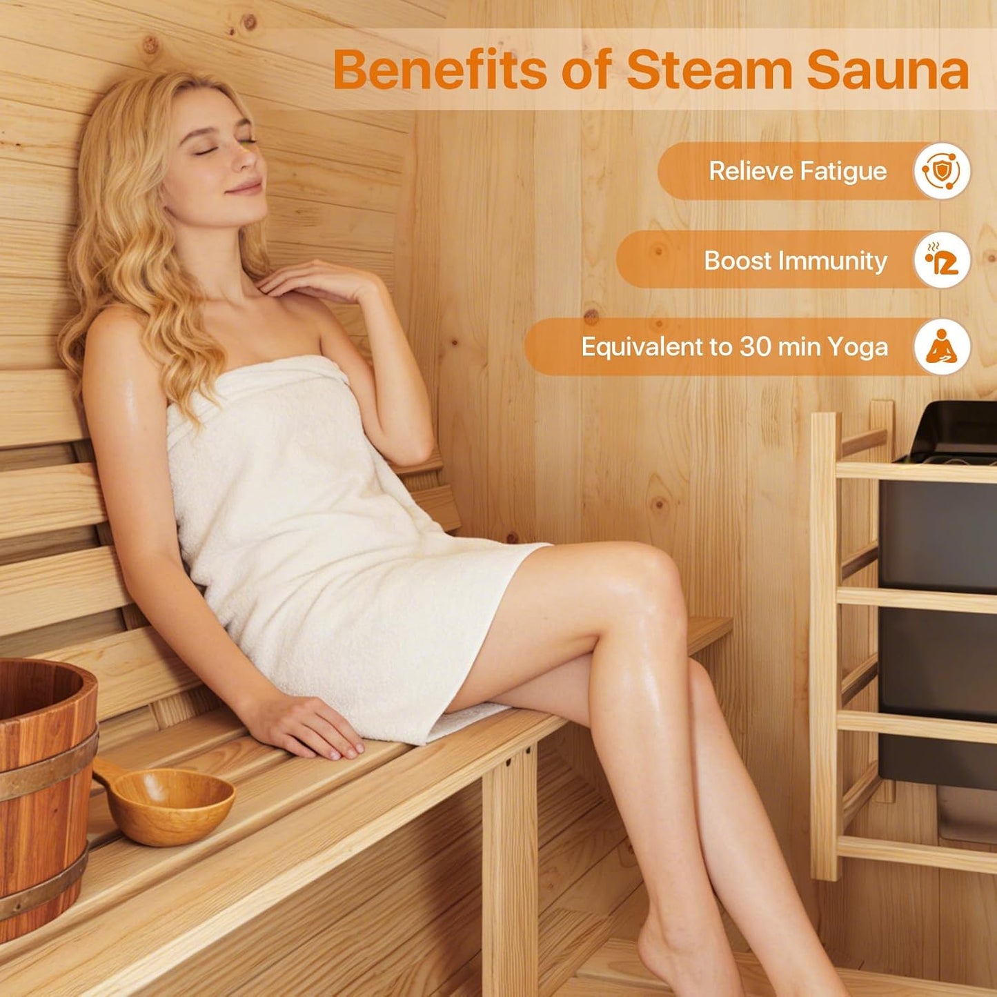 Outdoor Traditional Barrel Sauna