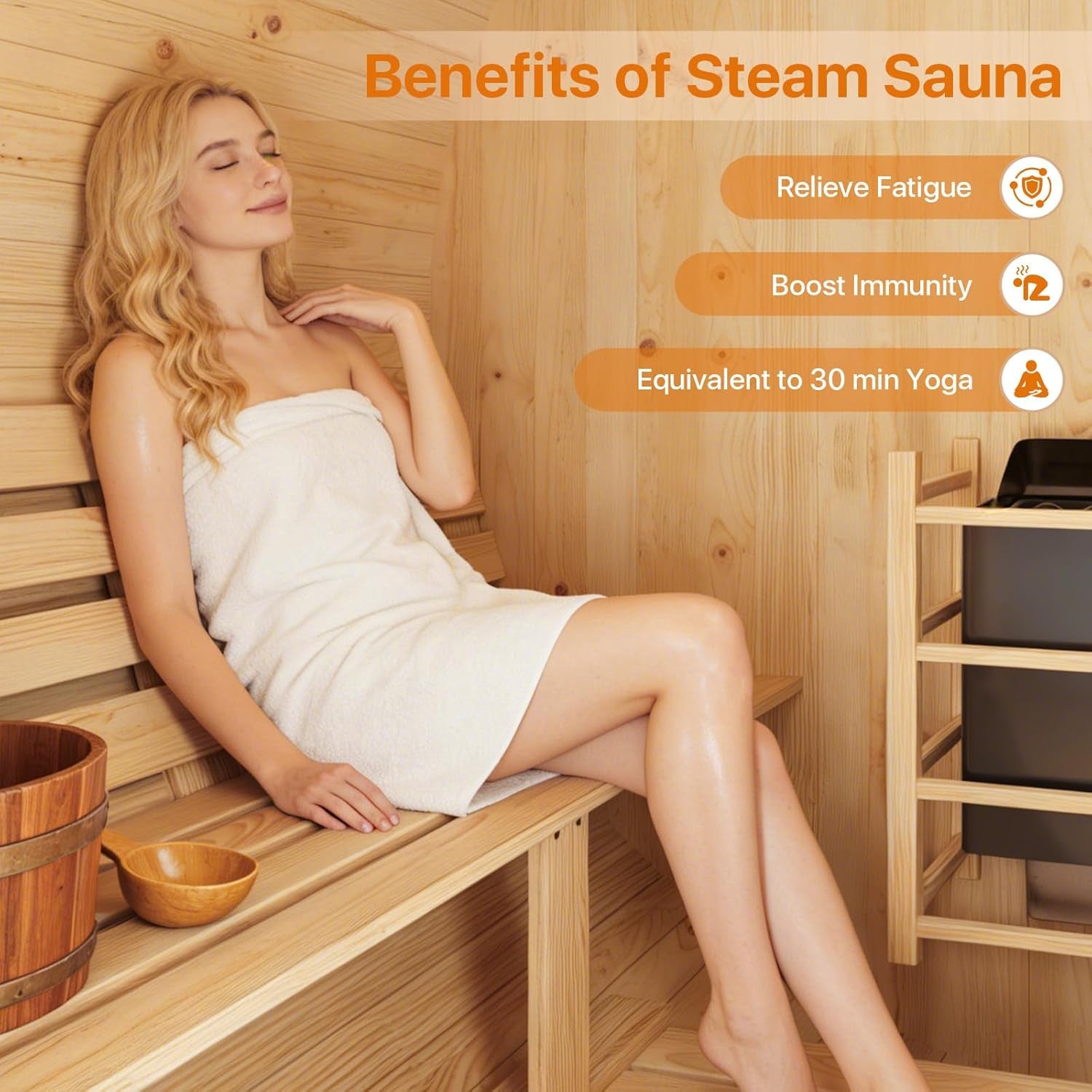 Outdoor Traditional Barrel Sauna