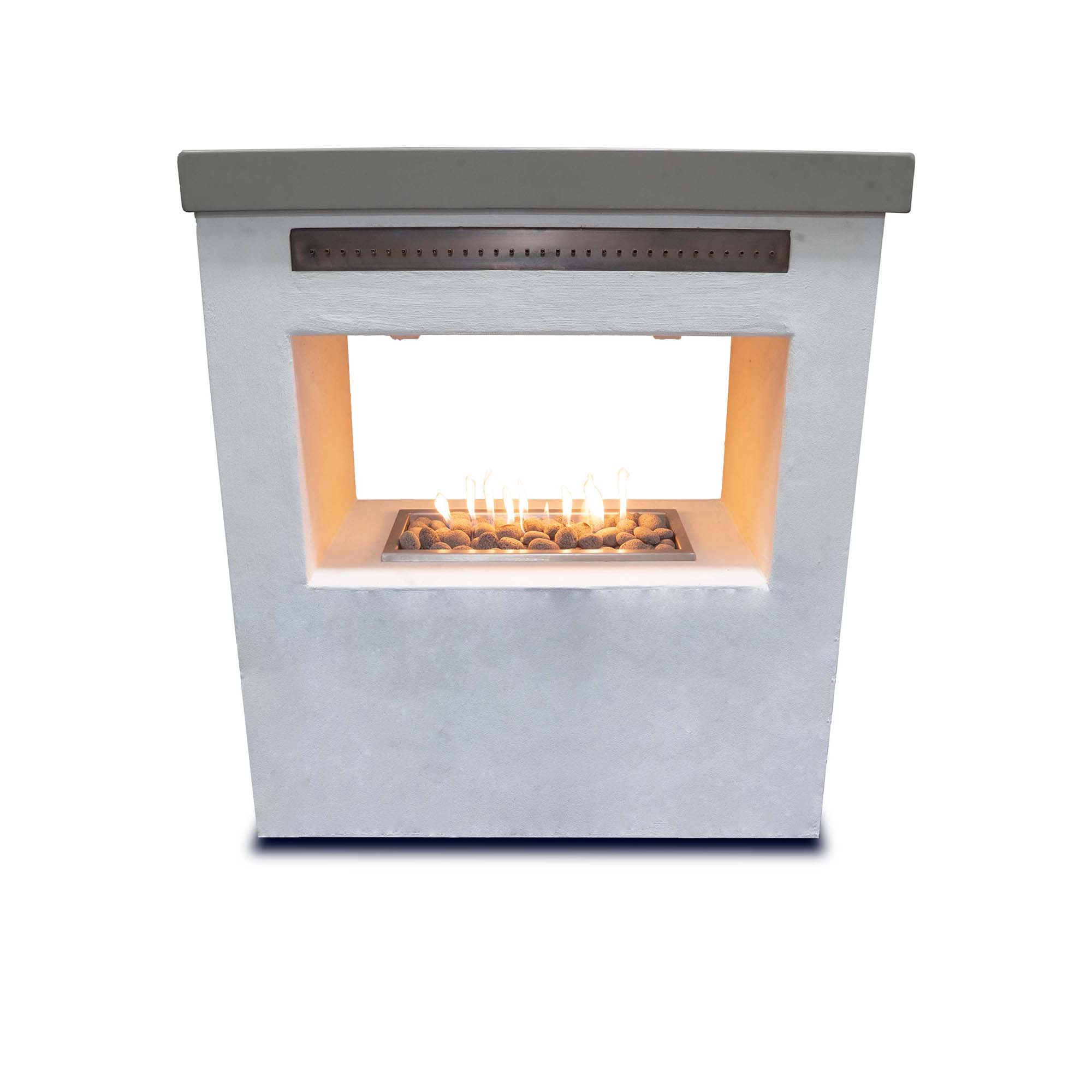 Outdoor Plus Rectangular RTF Outdoor Fireplace – 48" Tall