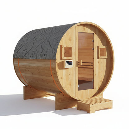 Outdoor Traditional Barrel Sauna