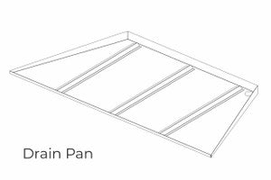 Superior 36" Gas Ventless Fireplace Drain Pan