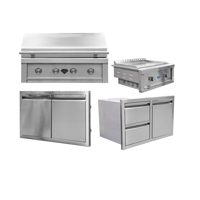 Outdoor Plus Grill Signature Collection 3 Outdoor Grill - Outdoor Elevate - Outdoor Plus - Outdoor Diamond Grill